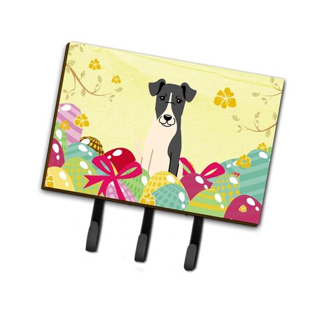 Carolines Treasures Easter Eggs Smooth Fox Terrier Leash or Key Holder BB6098TH68